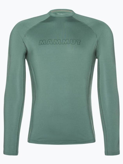 Selun FL Logo Long Sleeve T-shirt Green - MAMMUT - BALAAN 2