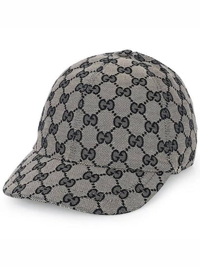 Kids Original GG Canvas Cap Hat Blue - GUCCI - BALAAN 2