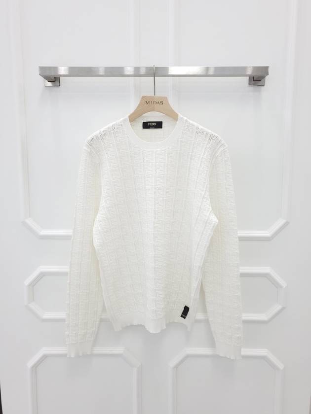 Knit White FZY431 AF83 54 - FENDI - BALAAN 1