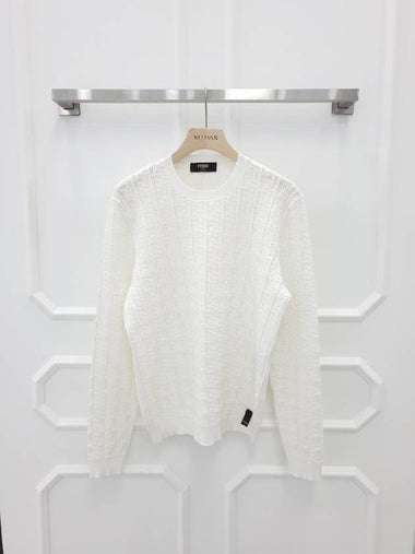 Knit White FZY431 AF83 54 - FENDI - BALAAN 1