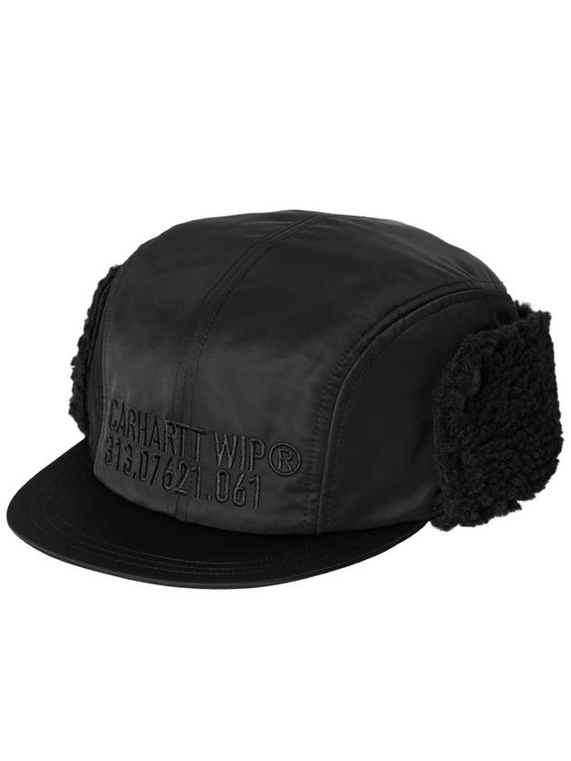 Olten Ear Guard Snapback Black - CARHARTT WIP - BALAAN 1