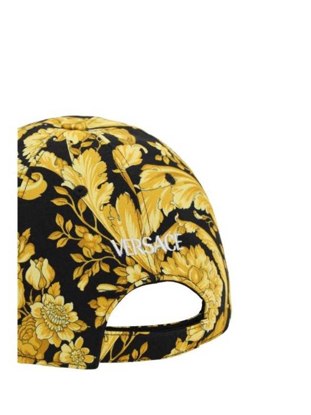 Barocco Logo Ball Cap Yellow - VERSACE - BALAAN 4