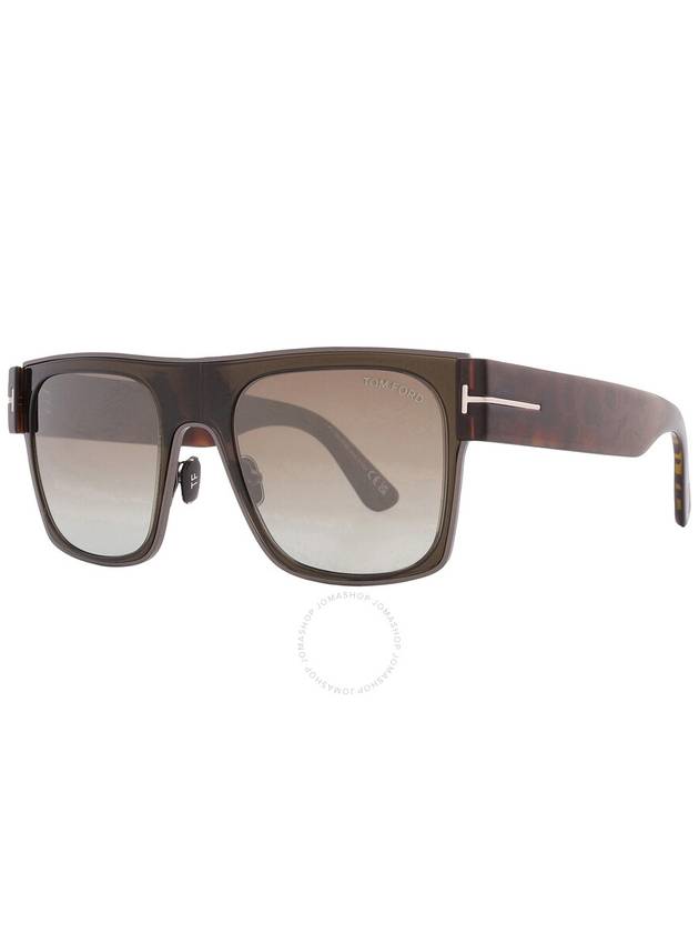 Edwin Brown Gradient Browline Mens Sunglasses - TOM FORD - BALAAN 3