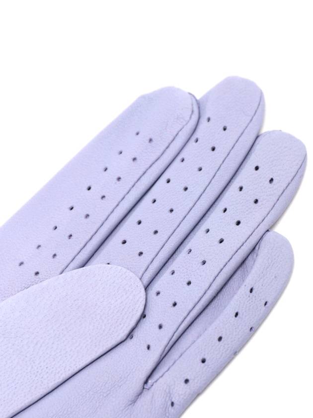 Logo Leather Golf Gloves Lavender - G/FORE - BALAAN 9