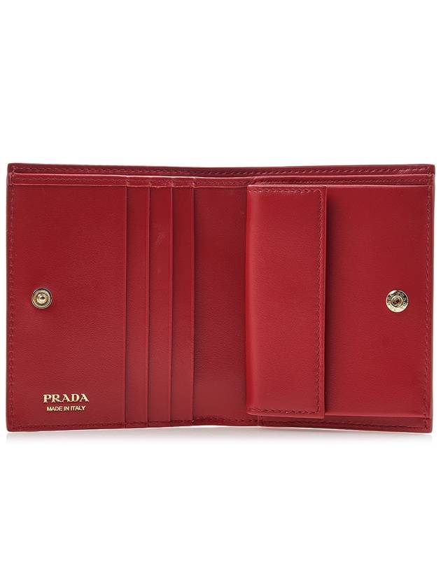 Patent Leather Half Wallet Red - PRADA - BALAAN 11