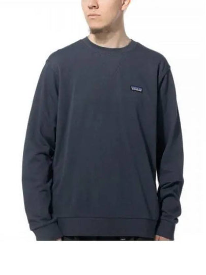 Regenerative Organic Certified Crewneck Cotton Long Sleeve T-Shirt Smolder Blue - PATAGONIA - BALAAN 2