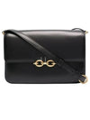 Le Maillon Smooth Leather Satchel Shoulder Bag Black - SAINT LAURENT - BALAAN 2