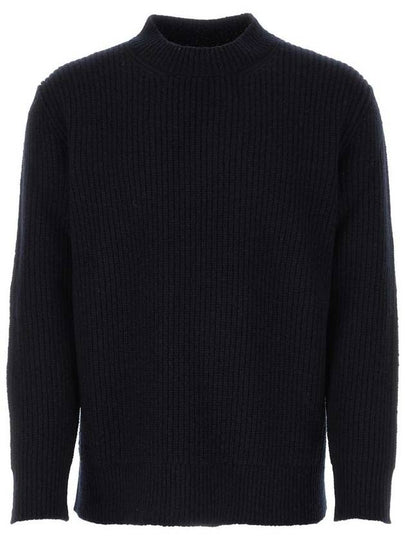 Donegal Classic Cashmere Wool Knit Top Navy - MAISON MARGIELA - BALAAN 2