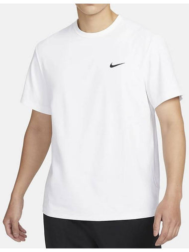 Dri-Fit UV Hyverse Fitness Short Sleeve T-Shirt White - NIKE - BALAAN 1