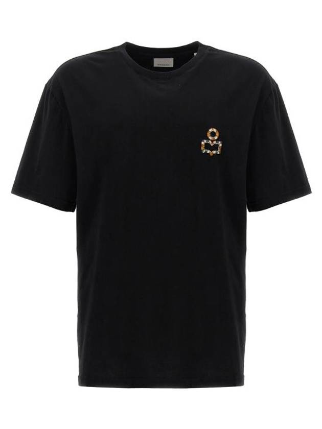 Logo Short Sleeve T-Shirt Black - ISABEL MARANT - BALAAN 1