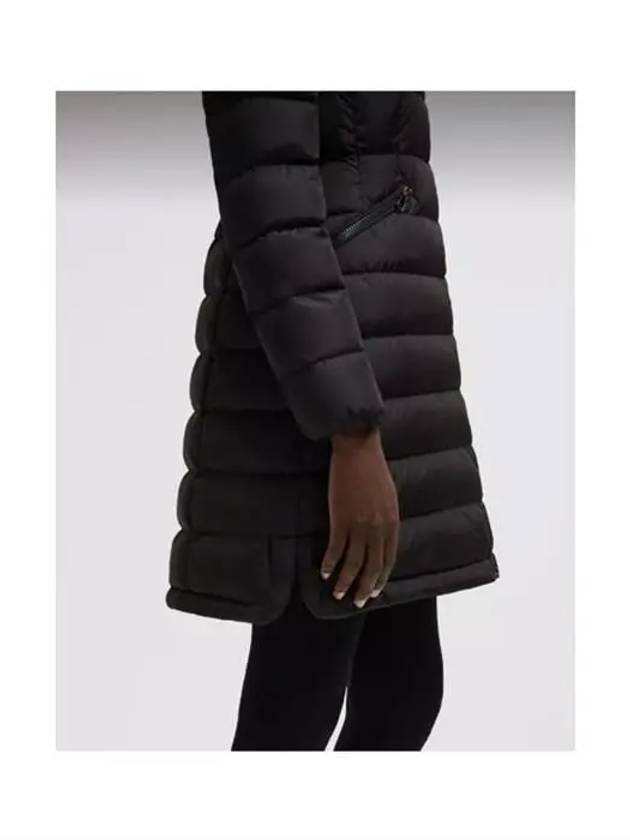 Women's Flammette Long Down Padding Black - MONCLER - BALAAN 5