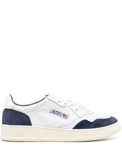 Medalist Leather Low-Top Sneakers Blue White - AUTRY - BALAAN 2