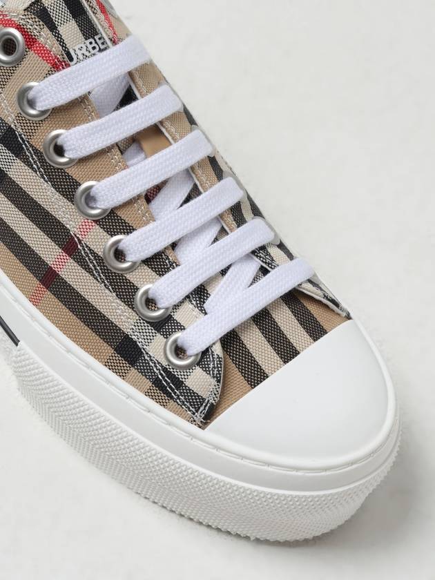 Vintage Check Cotton Sneakers Archive Beige - BURBERRY - BALAAN 5