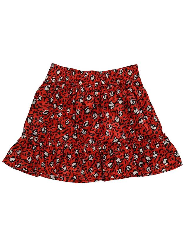 Little Marc Jacobs Girls Red Floral Print Tiered Skirt, Brand Size 8 - MARC JACOBS - BALAAN 2