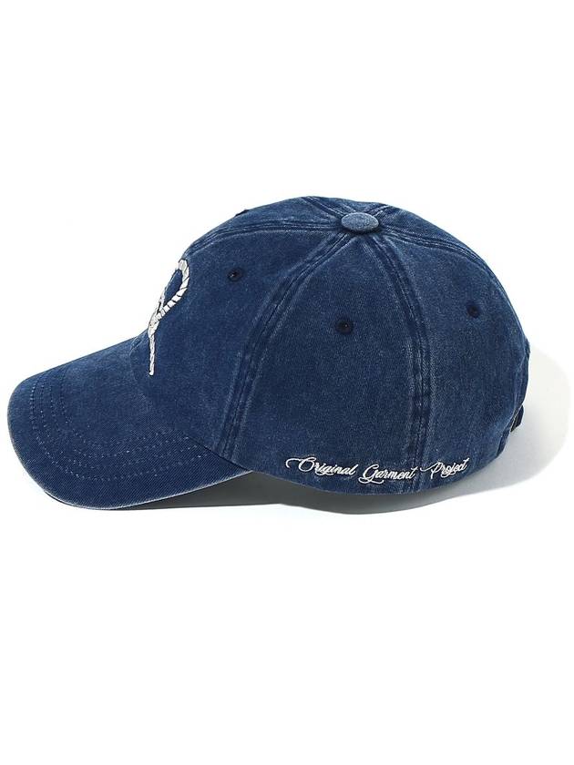 Heart Note Embroidered Cap Navy - OGARP - BALAAN 4