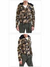 Camo Biker Hooded Jacket Green - BALMAIN - BALAAN 3