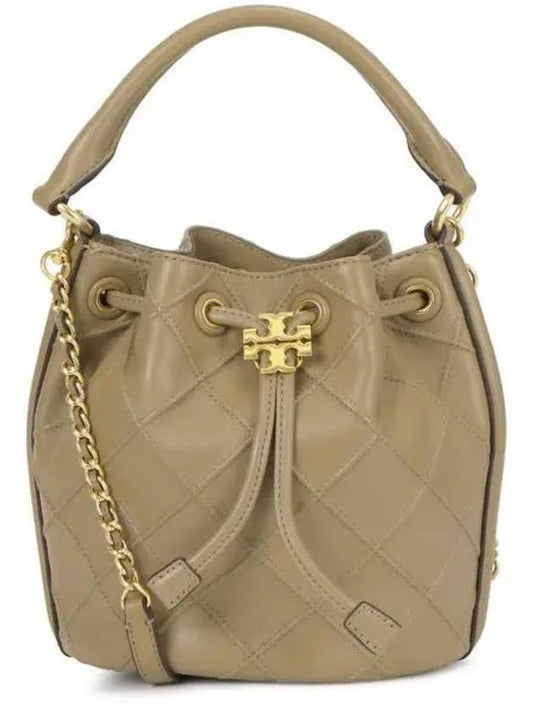 Fleming Soft Bucket Bag Beige - TORY BURCH - BALAAN 2