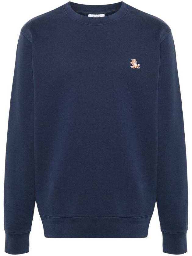 Maison Kitsuné Chillax Patch Regular Sweatshirt Clothing - MAISON KITSUNE - BALAAN 1