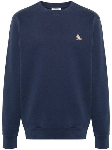 Maison Kitsuné Chillax Patch Regular Sweatshirt Clothing - MAISON KITSUNE - BALAAN 1