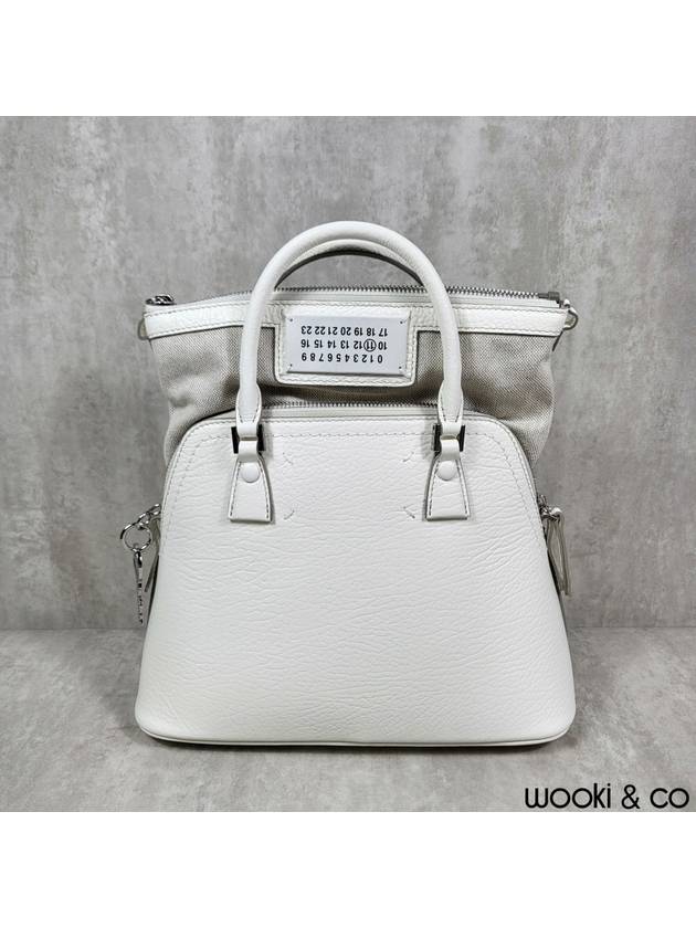 5AC Stitch Logo Patch Mini Tote Bag Ivory - MAISON MARGIELA - BALAAN 3