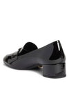 Triangle Logo Patent Leather Loafers Black - PRADA - BALAAN 5