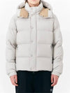 PEPPINO Hooded Down Jacket Ivory - DUVETICA - BALAAN 2