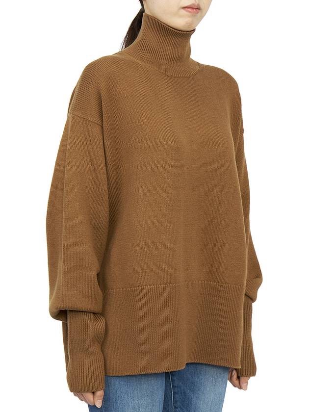 Women's Collo Alto Turtleneck Brown - STUDIO NICHOLSON - BALAAN 4