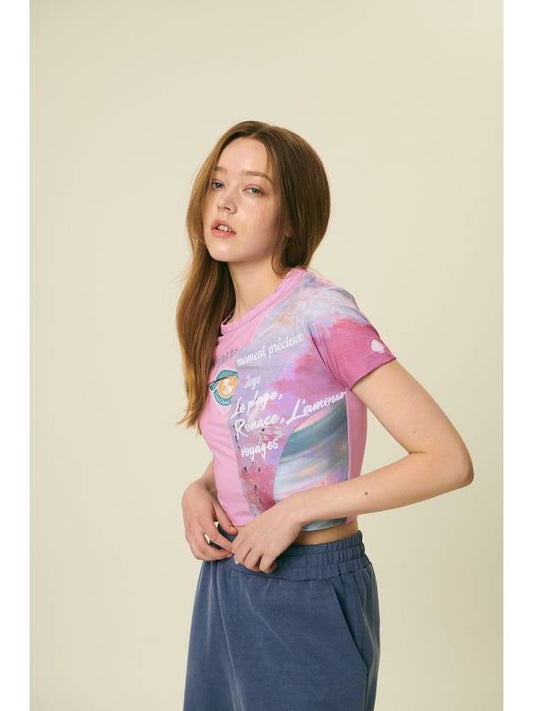 24 Aris printed cut tshirt_pink - VIBEREEN - BALAAN 2