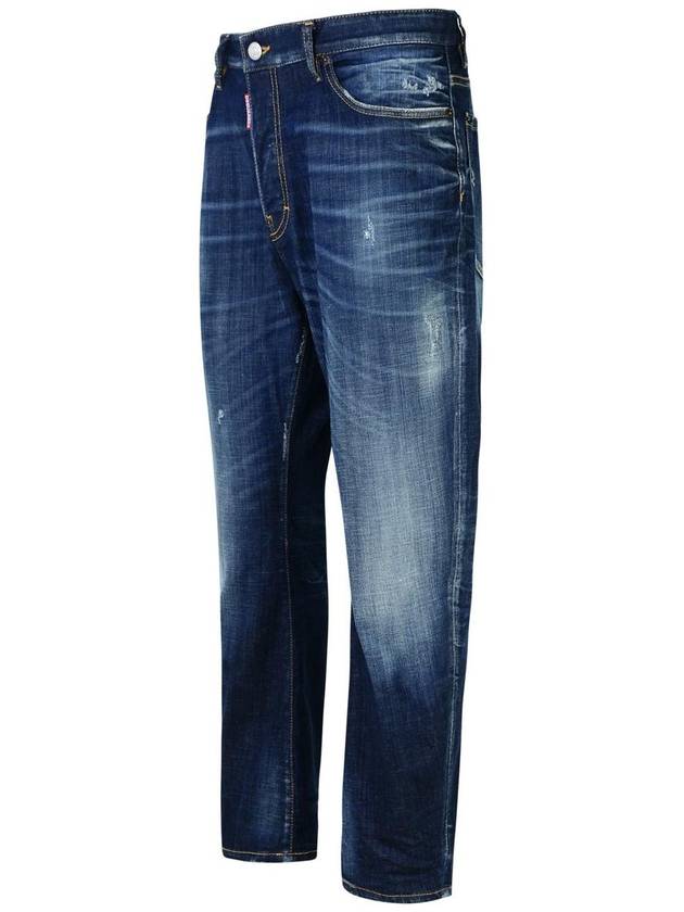 24FW Denim Straight Pants S74LB1576 S30342 470 BLUE - DSQUARED2 - BALAAN 3