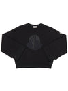 Kids Logo 8G00001 899PS 999 8A10A Long Sleeve Brushed Sweatshirt - MONCLER - BALAAN 1