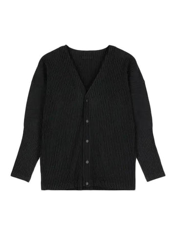 Homme Plissey 23 HP36JL341 15 Pleated Cardigan - ISSEY MIYAKE - BALAAN 1