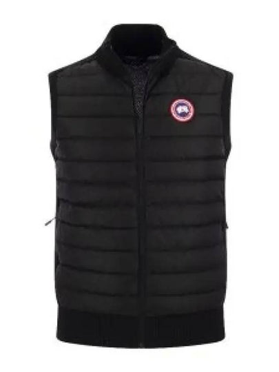 Hybrdige Slim Fit Merino Wool Padded Vest Black - CANADA GOOSE - BALAAN 2