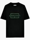 Big symbol logo printed short sleeve t shirt GEE236 102 black - GEECOON - BALAAN 3