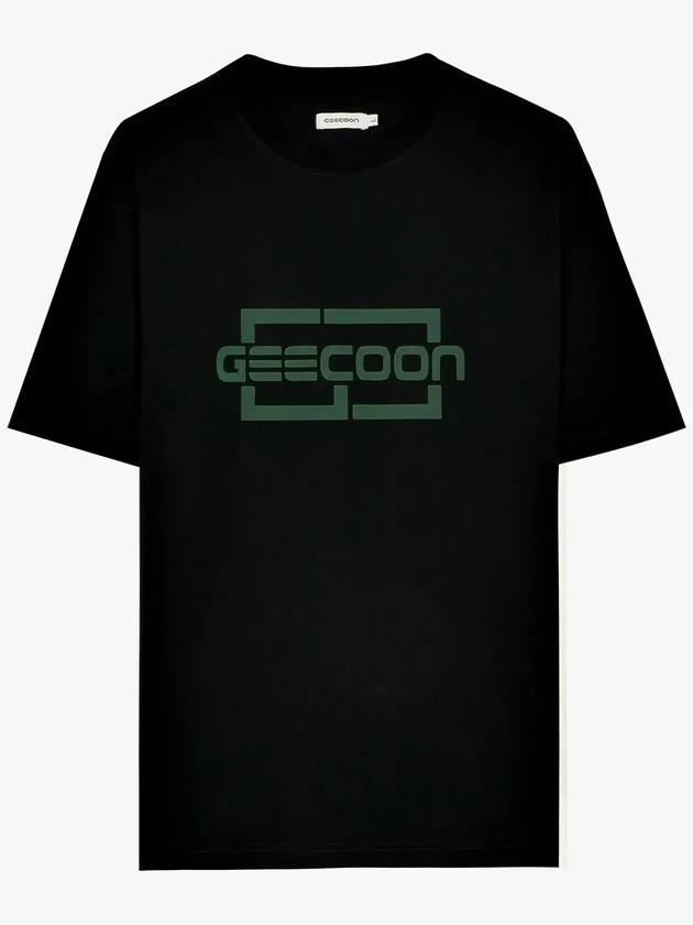 Big symbol logo printed short sleeve t shirt GEE236 102 black - GEECOON - BALAAN 4