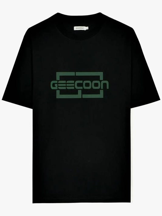 Big symbol logo printed short sleeve t shirt GEE236 102 black - GEECOON - BALAAN 2