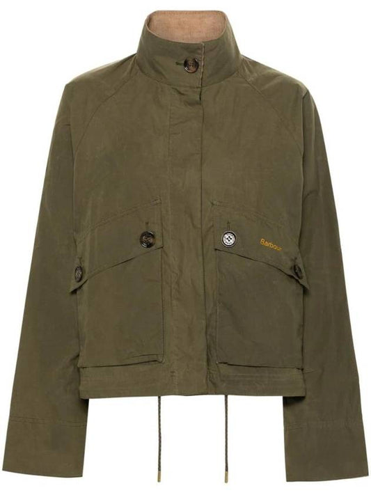 Crowdon Showerproof Jacket Green - BARBOUR - BALAAN 1