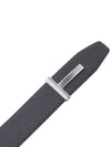 T Buckle Reversible Leather Belt Black Brown - TOM FORD - BALAAN 7