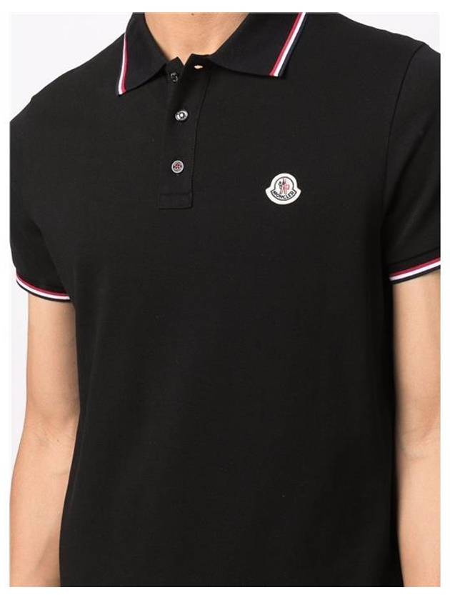 Logo Polo Shirt Black 8A703 00 84556 - MONCLER - BALAAN 5