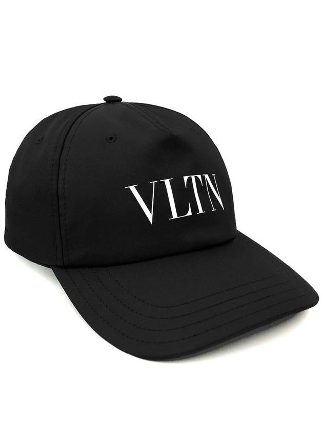 VLTN Logo Ball Cap Black - VALENTINO - BALAAN 3