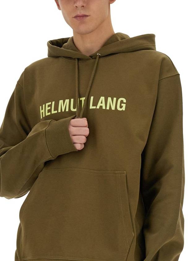 Hooded Sweatshirt N09HM519 F0X MILITARY GREEN - HELMUT LANG - BALAAN 5