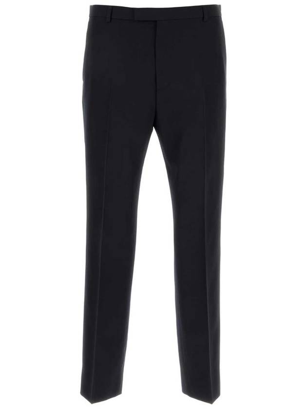 Wool gabardine straight pants navy - GUCCI - BALAAN 2