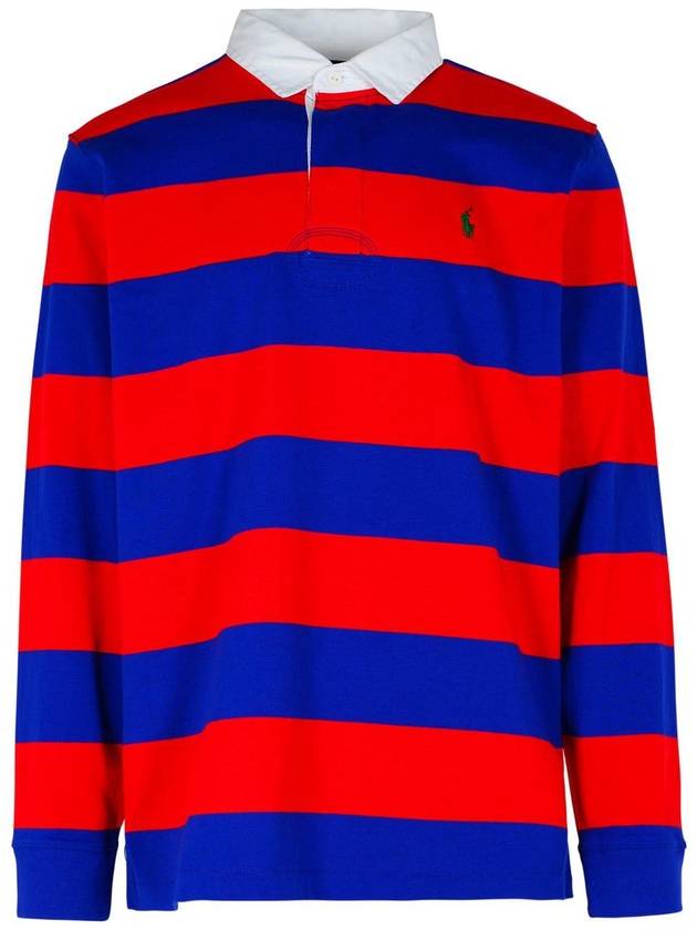 Striped Polo Shirt Red Royal - POLO RALPH LAUREN - BALAAN 2