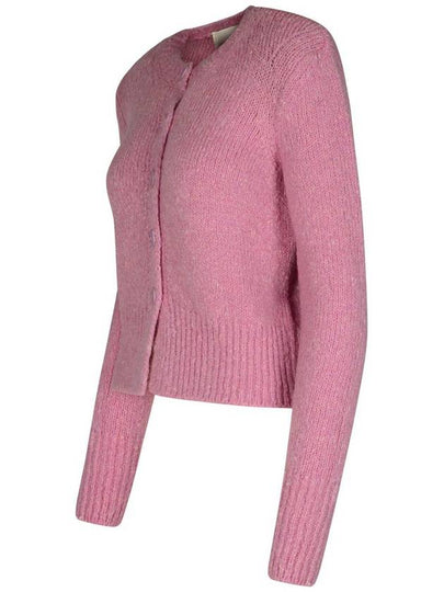 Isabel Marant 'Kathlen' Pink Acrylic Blend Cardigan - ISABEL MARANT - BALAAN 2