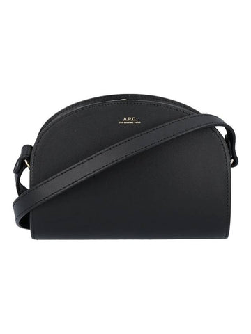 Demi Lune Mini Half Moon Cross Bag Black - A.P.C. - BALAAN 1