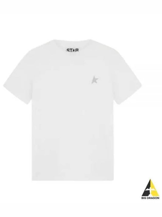 Star Printing Short Sleeve T-Shirt White - GOLDEN GOOSE - BALAAN 2