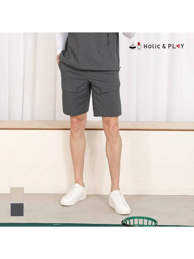 outer pocket waist banding window check shortsHE2MPS001 - HOLIC&PLAY - BALAAN 2