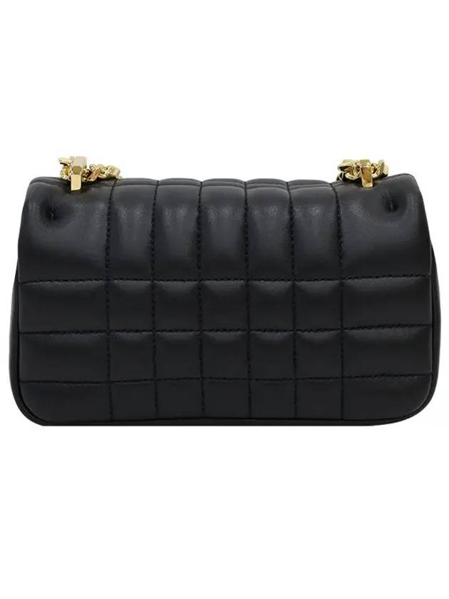 Quilted Lula Mini Leather Cross Bag Black - BURBERRY - BALAAN 8