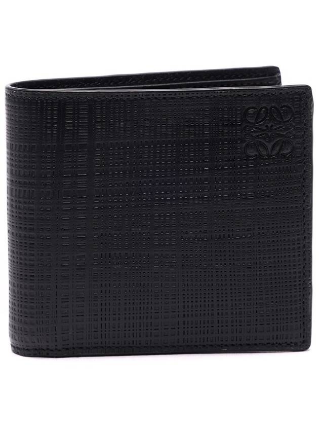 Men's Linen Bifold Half Wallet C525302X03_1100_21F - LOEWE - BALAAN 3