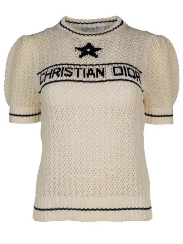 Christian Dior Short Sleeve T-Shirt White Navy Blue - DIOR - BALAAN 2