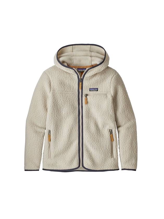 Retro Pile Hooded Jacket Ivory - PATAGONIA - BALAAN 1